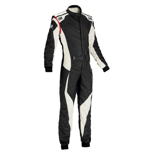 OMP Black White Tecnica Evo Racing Suit