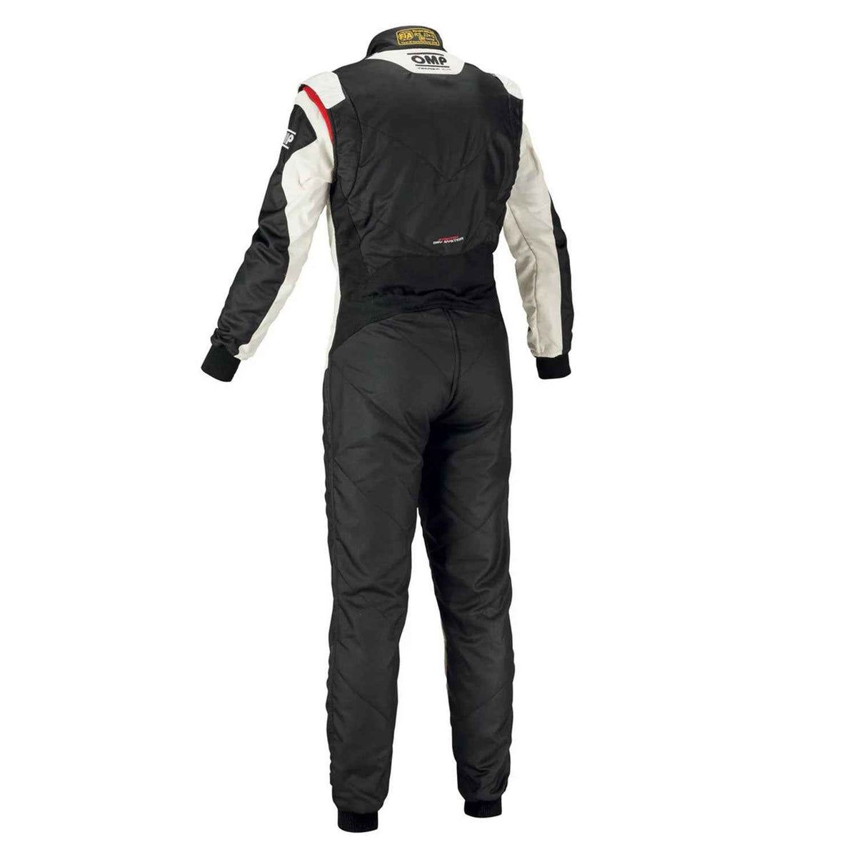 OMP Black White Tecnica Evo Racing Suit