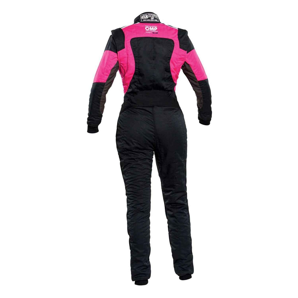 OMP FIRST ELLE Black/Pink Go Kart Racing Suit