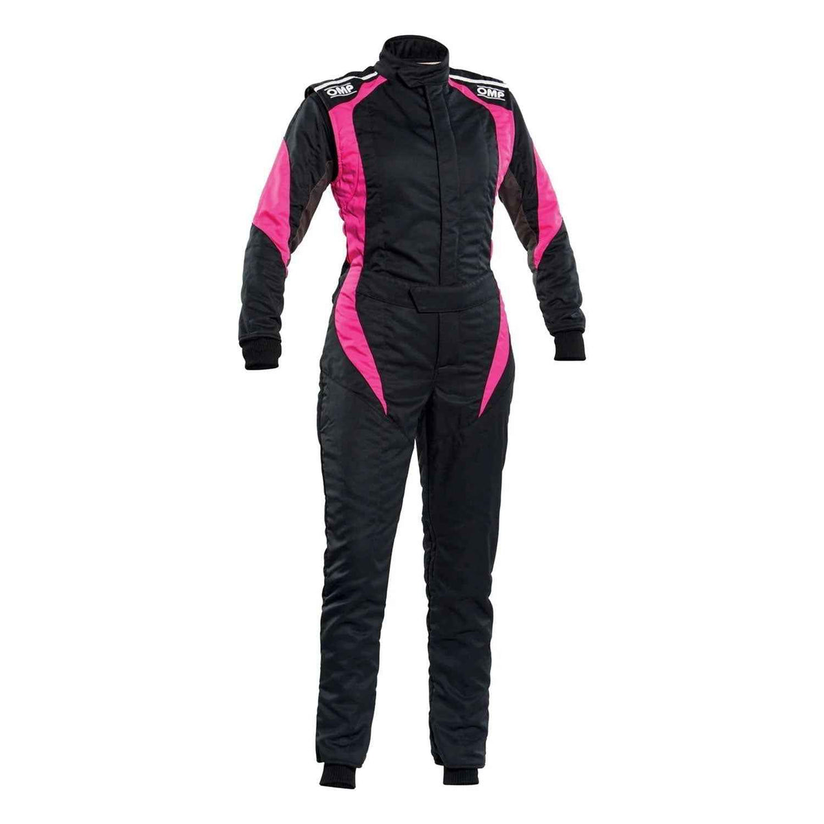 OMP FIRST ELLE Black/Pink Go Kart Racing Suit