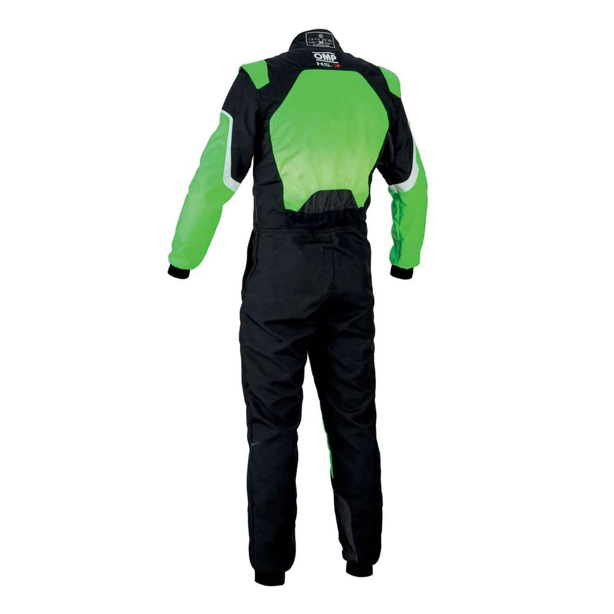 OMP KS-3 FLUO Green Go Kart Racing Suit