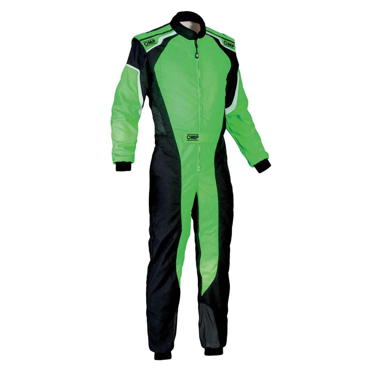 OMP KS-3 FLUO Green Go Kart Racing Suit
