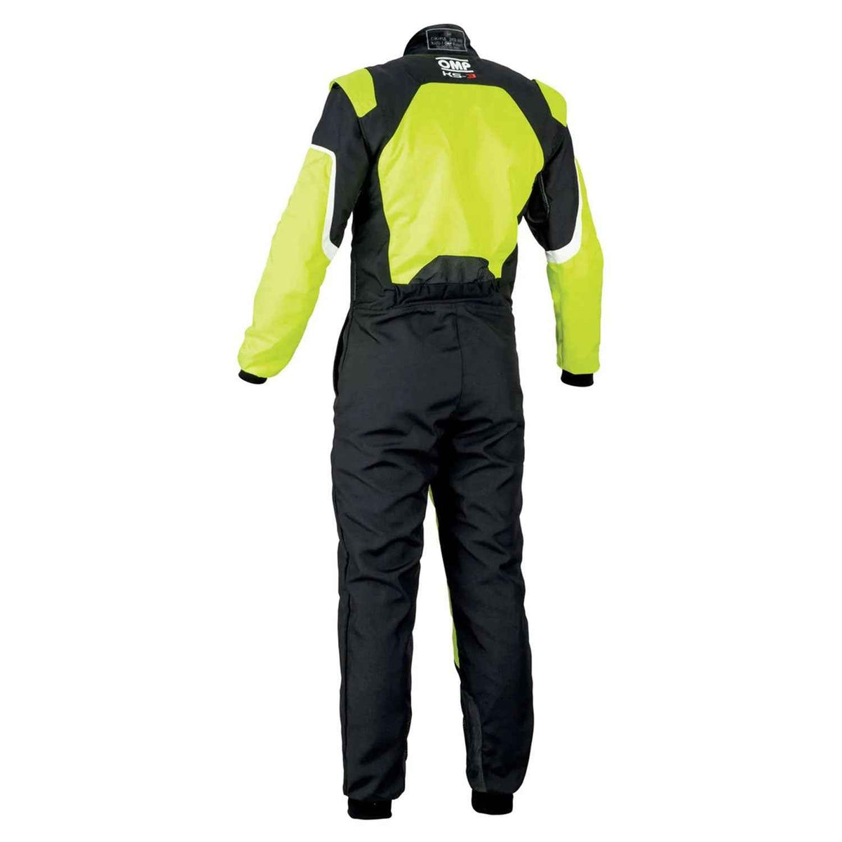 OMP KS-3 FLUO Yellow Go Kart Racing Suit