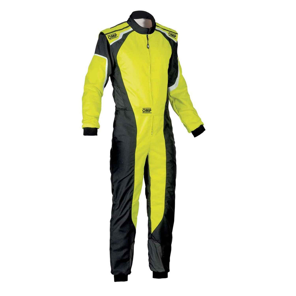 OMP KS-3 FLUO Yellow Go Kart Racing Suit