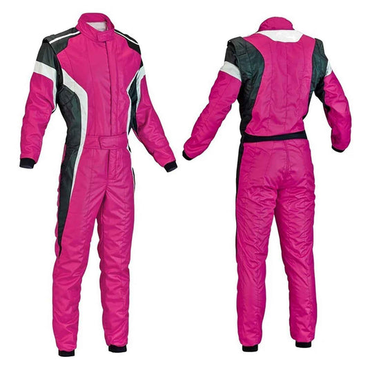 Pink Karting Race Suit