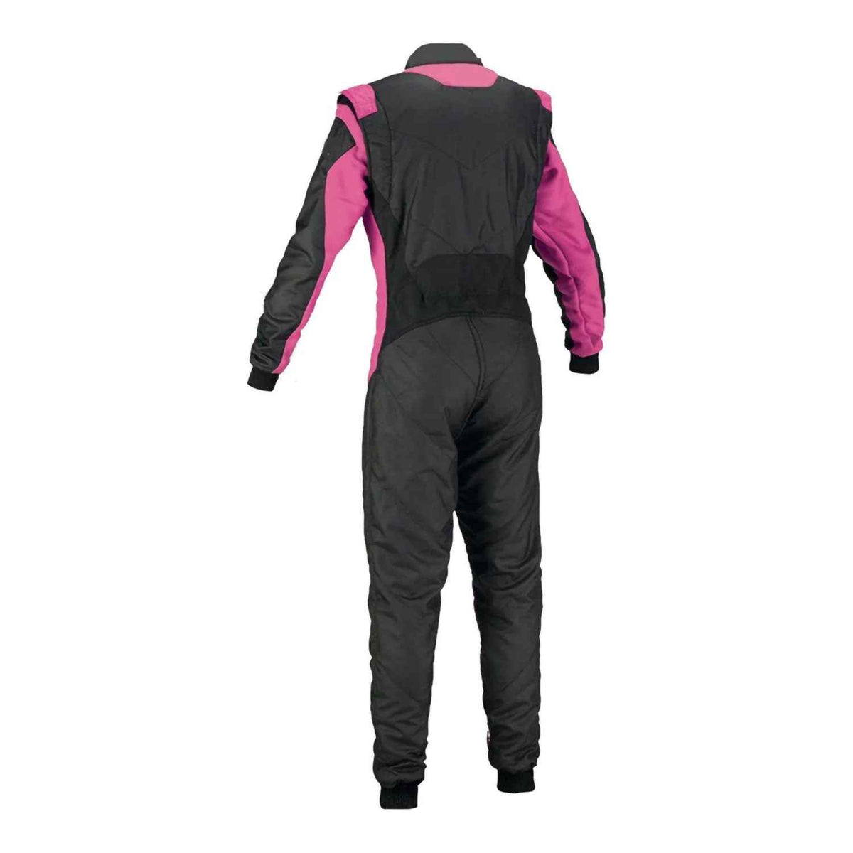 Plain Black & Pink Go Kart Racing Suit