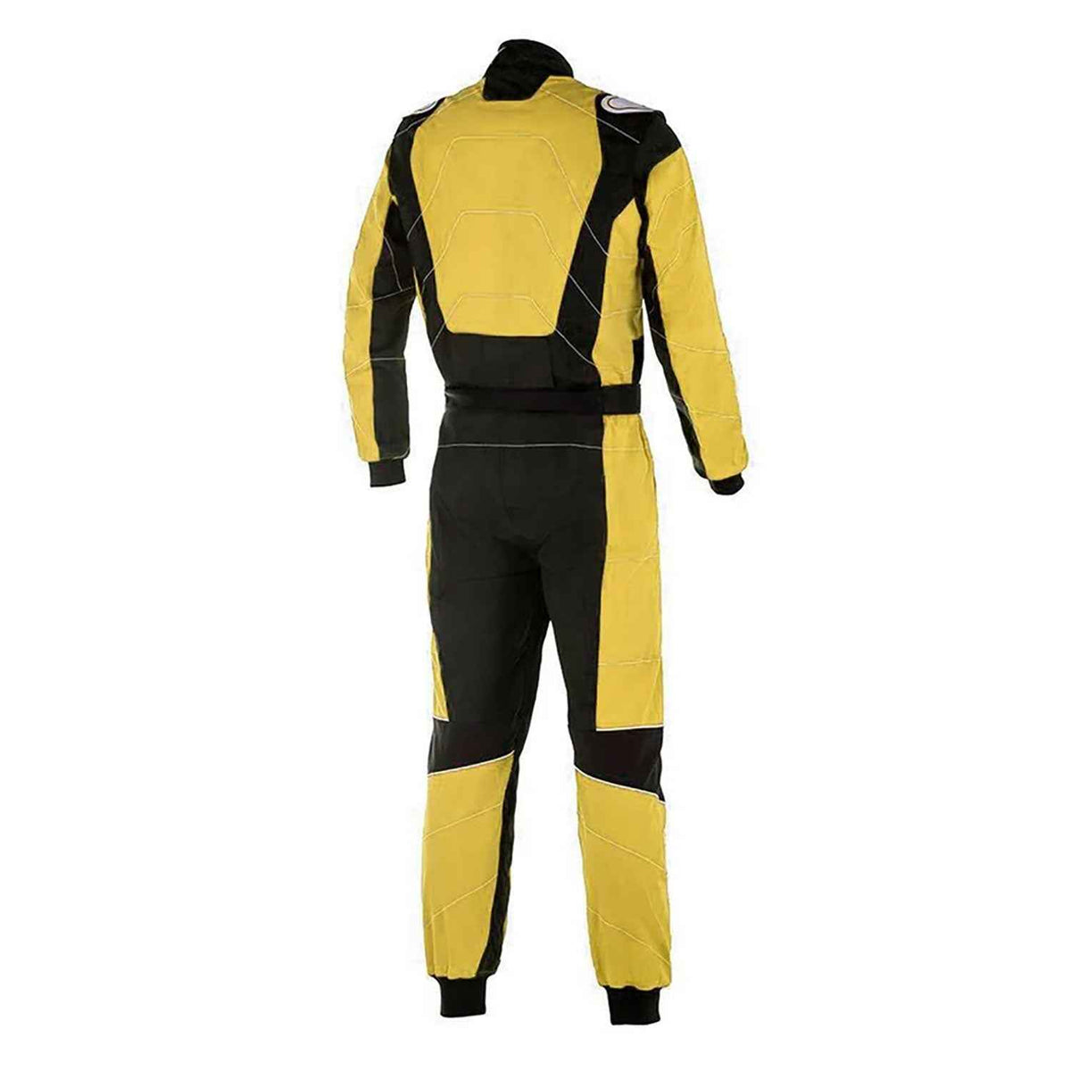 Yellow Go-Kart Car Race Suit