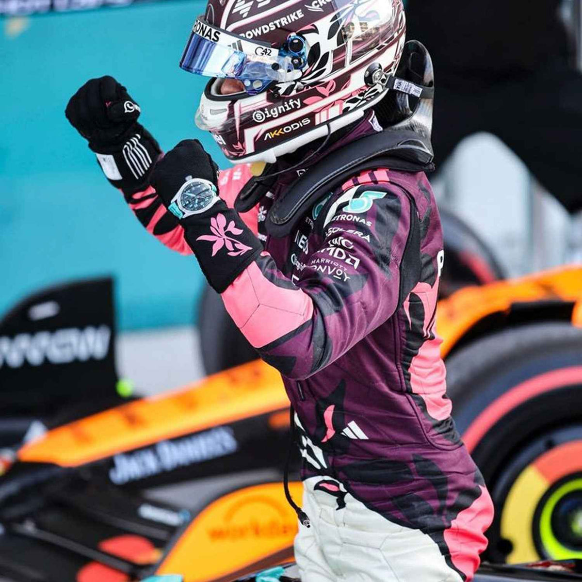 Andrea Kimi Antonelli 2025 F1 Race Costume Miami GP Mercedes