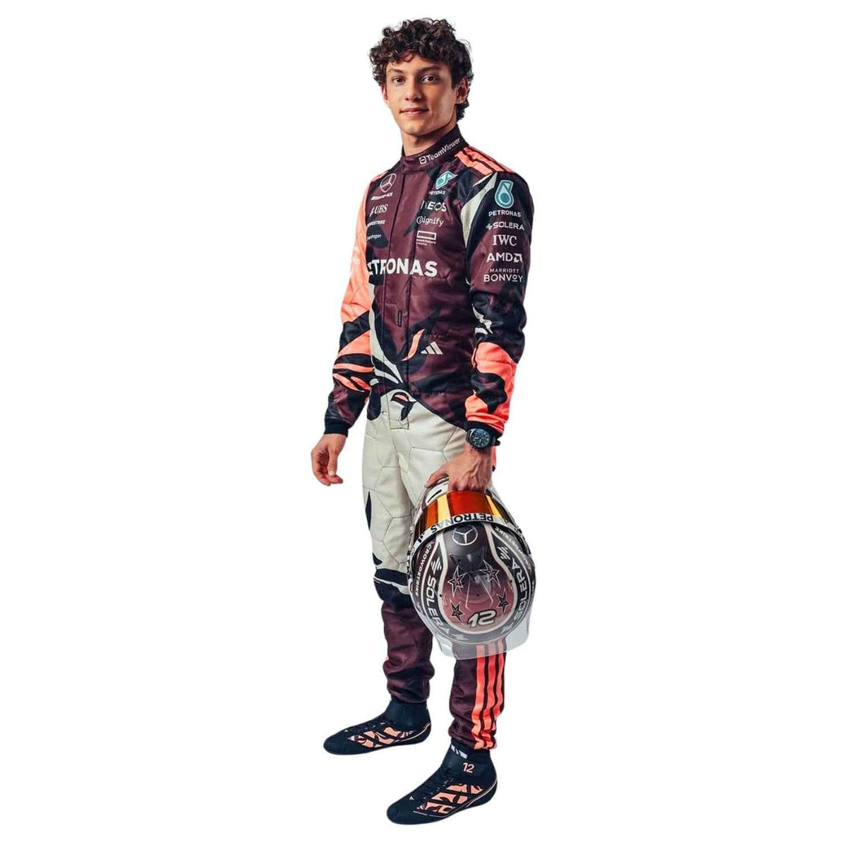 Andrea Kimi Antonelli 2025 F1 Race Costume Miami GP Mercedes