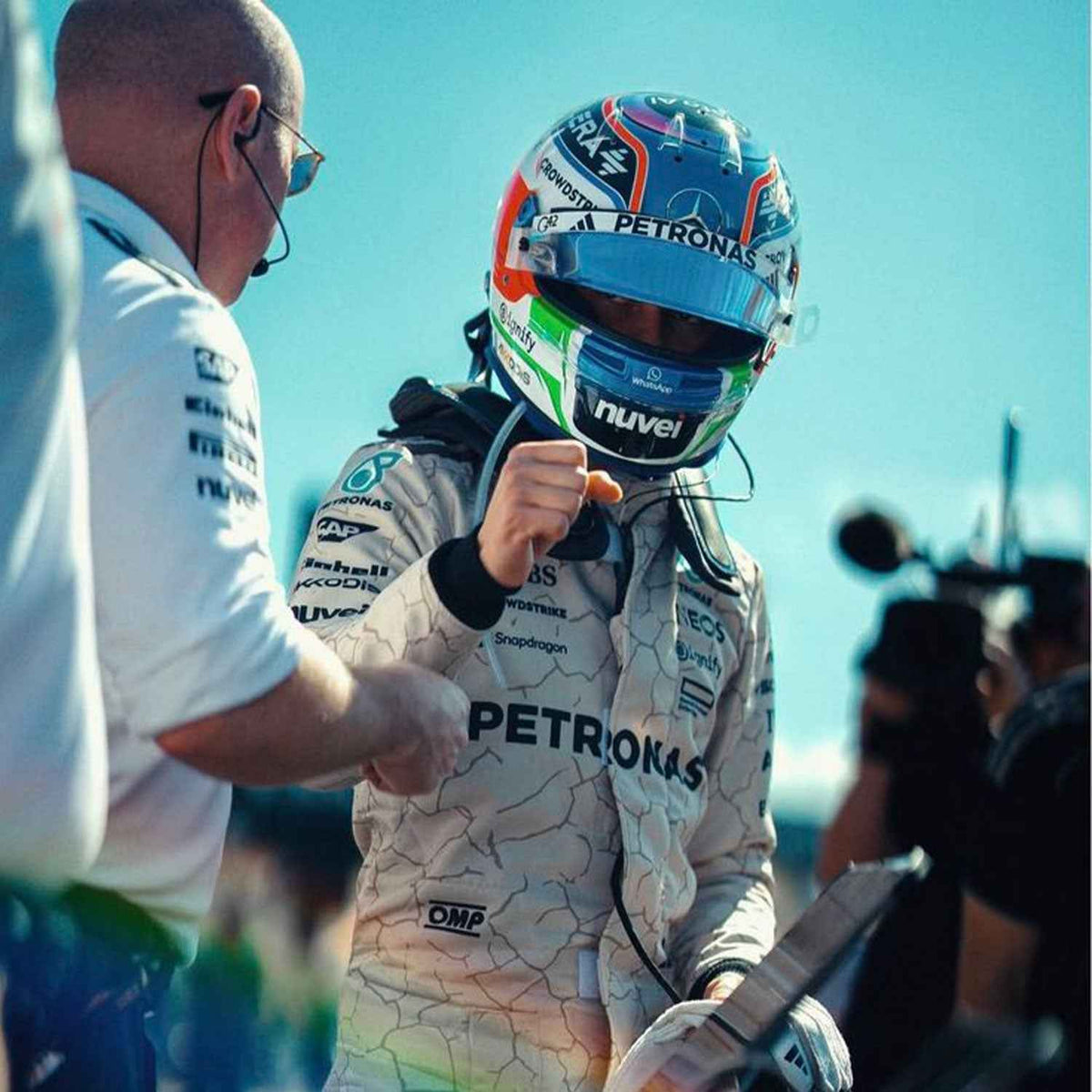 Andrea Kimi Antonelli 2025 F1 Race Suit Replica USA Austin GP Mercedes