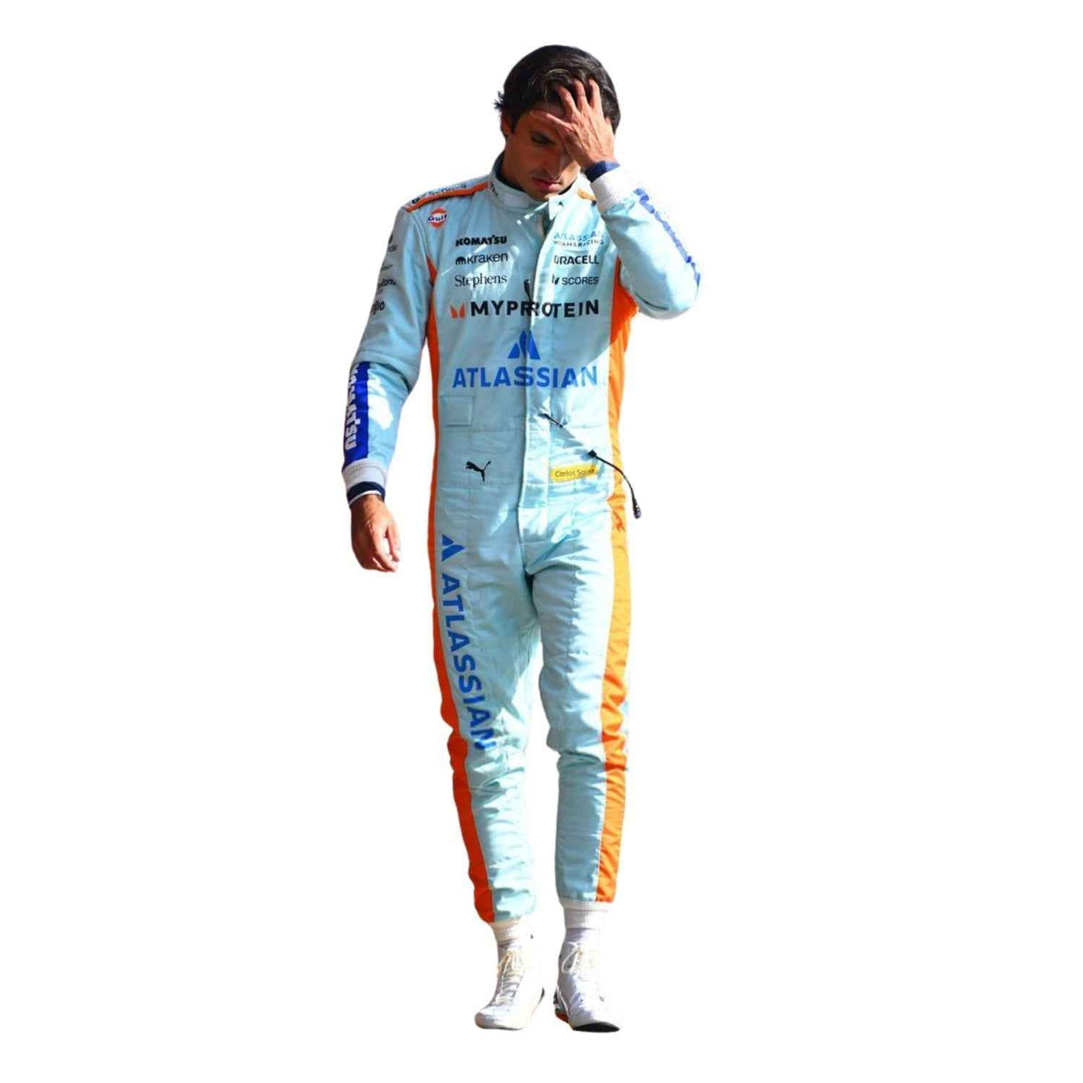 Carlos Sainz 2025 F1 Race Replica Costume Sao Paul GP Williams