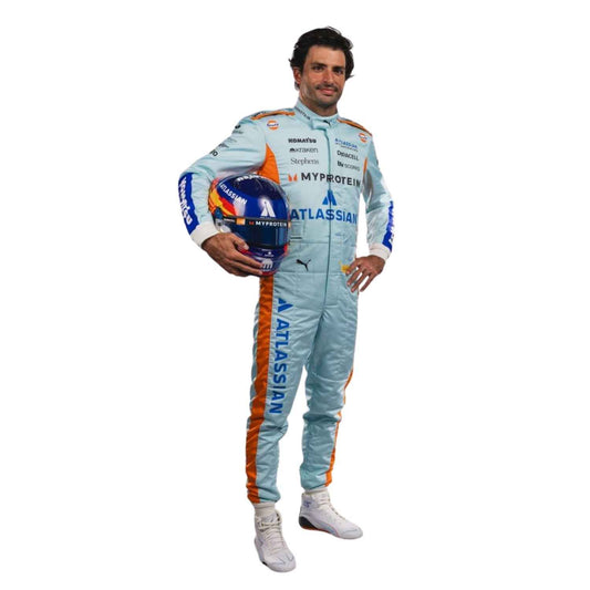 Carlos Sainz 2025 F1 Race Replica Costume Sao Paul GP Williams