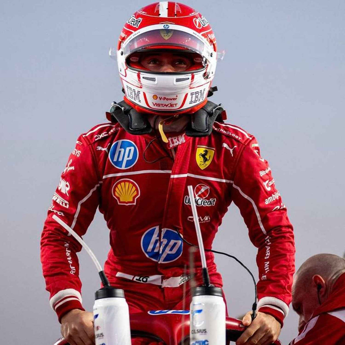 Charles Leclerc 2025 F1 Race Suit Replica Ferrari