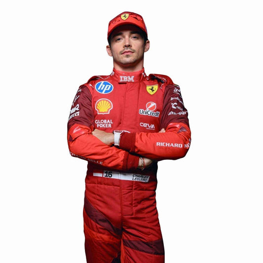 Charles Leclerc 2025 F1 Race Suit Las Vegas GP Replica Ferrari