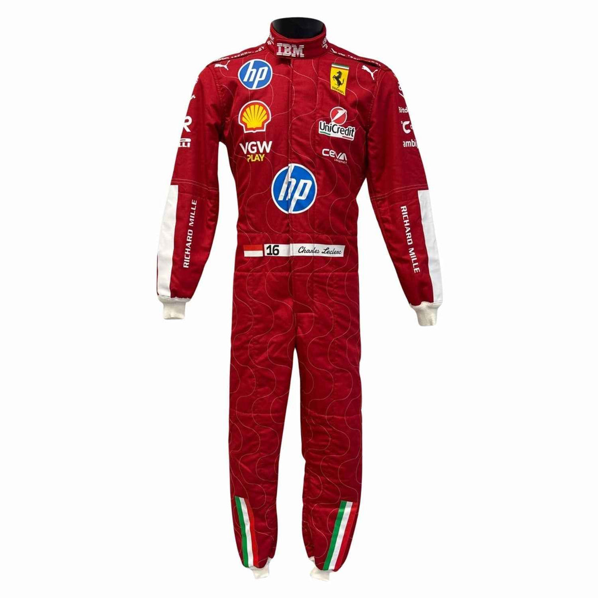 Charles Leclerc 2025 F1 Race Costume Monza GP Ferrari