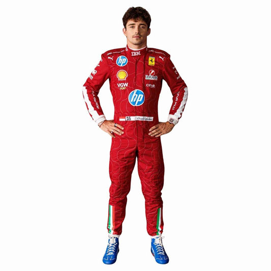 Charles Leclerc 2025 F1 Race Costume Monza GP Ferrari