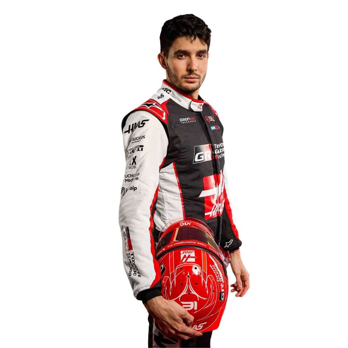 Esteban Ocon 2026 F1 Race Suit Haas