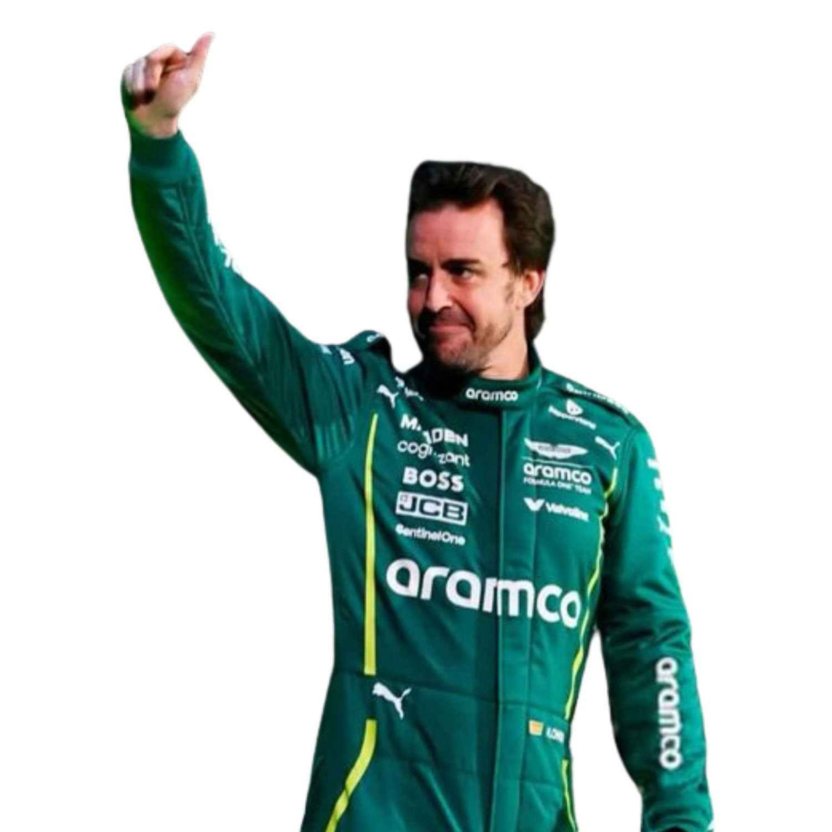 Fernando Alonso 2025 F1 Race Suit Aston Martin