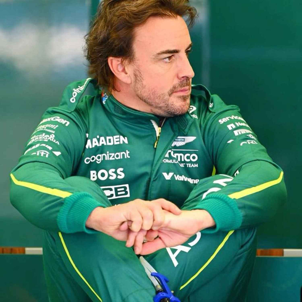 Fernando Alonso 2025 F1 Race Suit Aston Martin