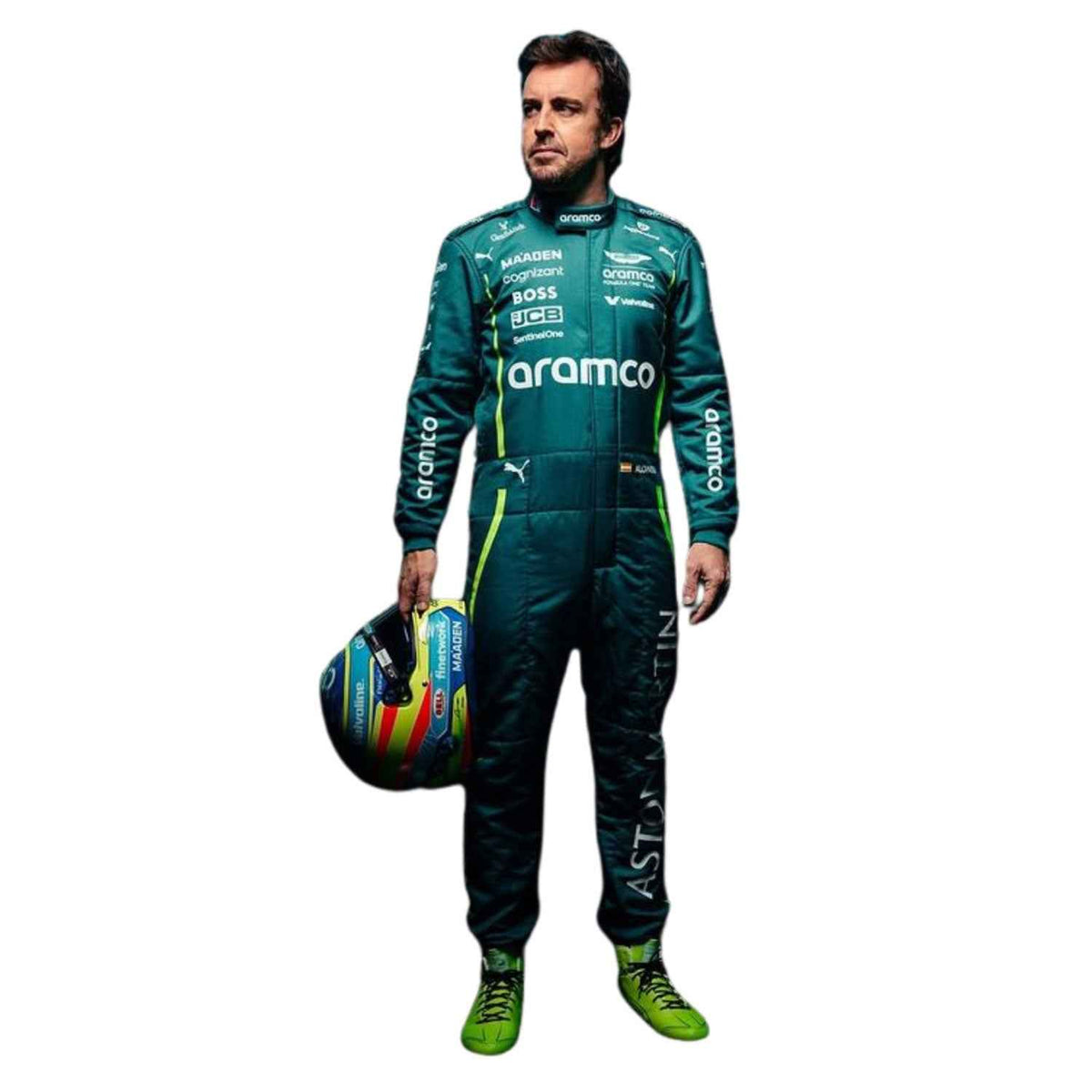 Fernando Alonso 2025 F1 Race Suit Aston Martin