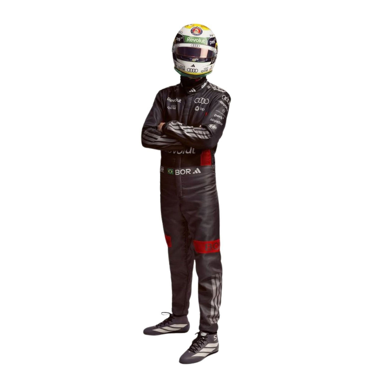 Gabriel Bortoleto 2026 F1 Race Suit Audi replica: gabriel Bortoleto F1 Race Audi Motorsport Suit.