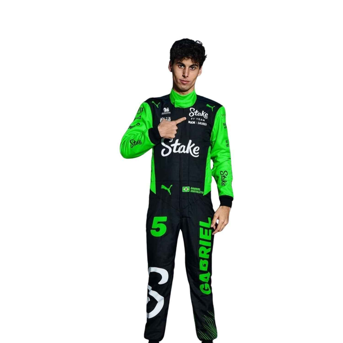 Gabriel Bortoleto 2025 F1 Race Costume Sauber