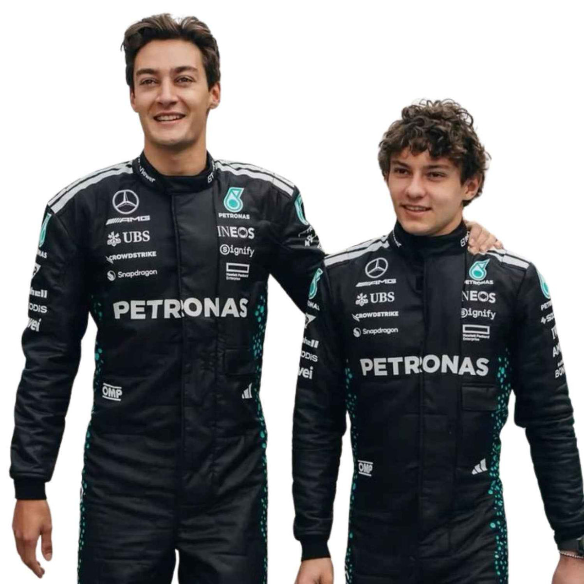 George Russell 2025 F1 Race Costume Replica Mercedes