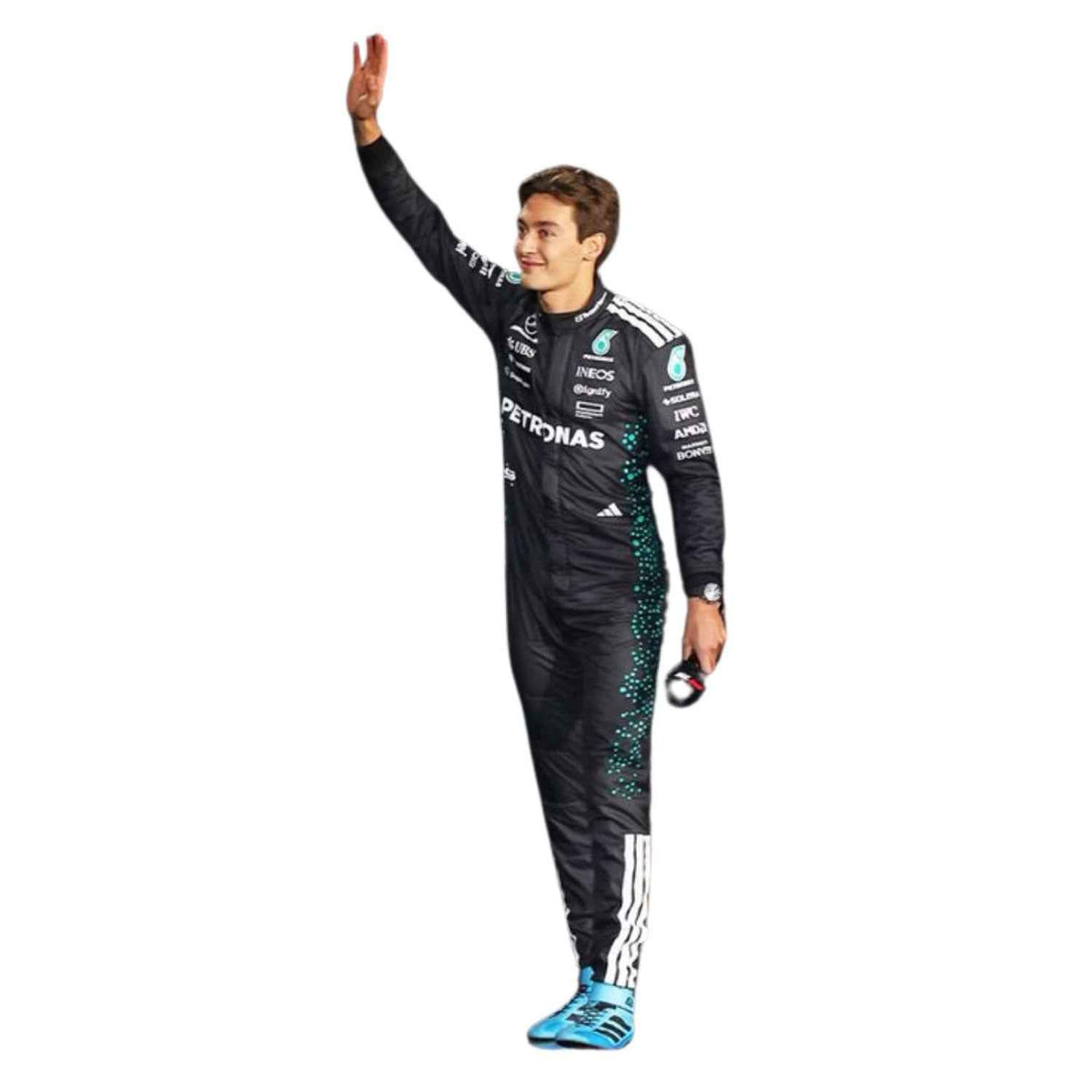 George Russell 2025 F1 Race Costume Replica Mercedes