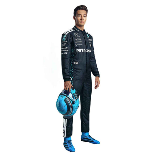 George Russell 2025 F1 Race Costume Replica Mercedes