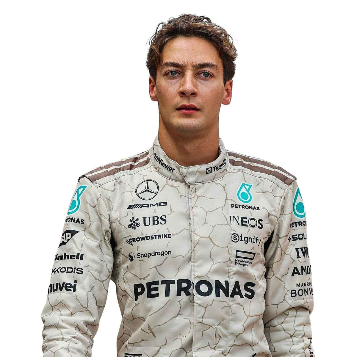 George Russell 2025 F1 Race Replica Costume USA Austin GP Mercedes