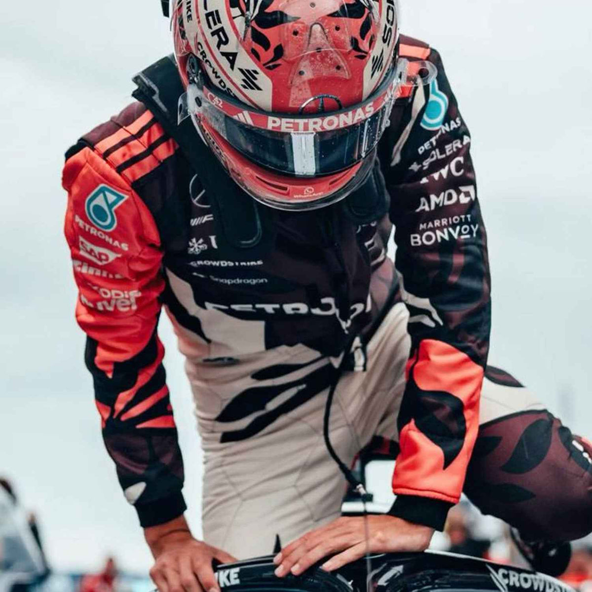 George Russell 2025 F1 Race Costume Miami GP Mercedes