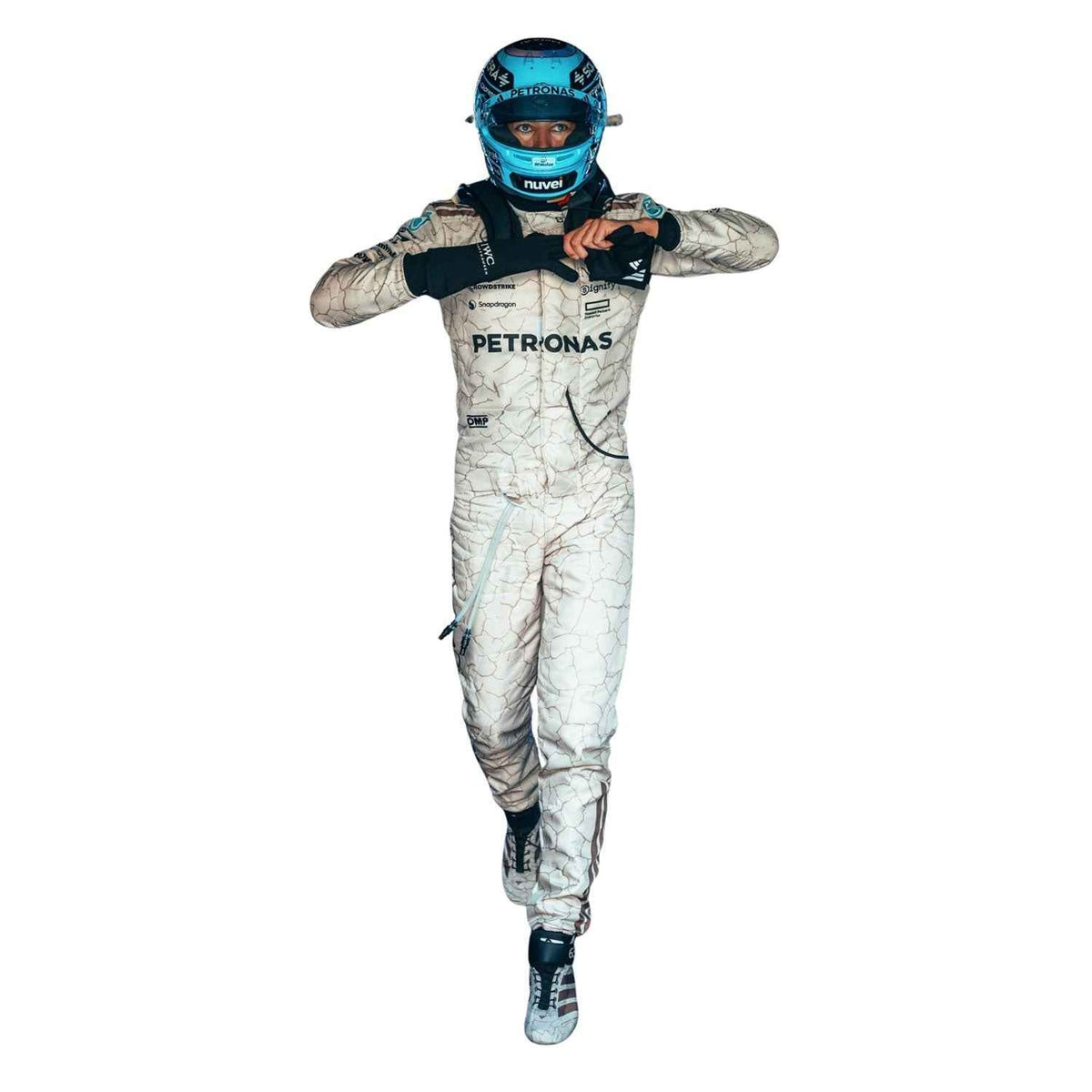 George Russell 2025 F1 Race Replica Costume USA Austin GP Mercedes