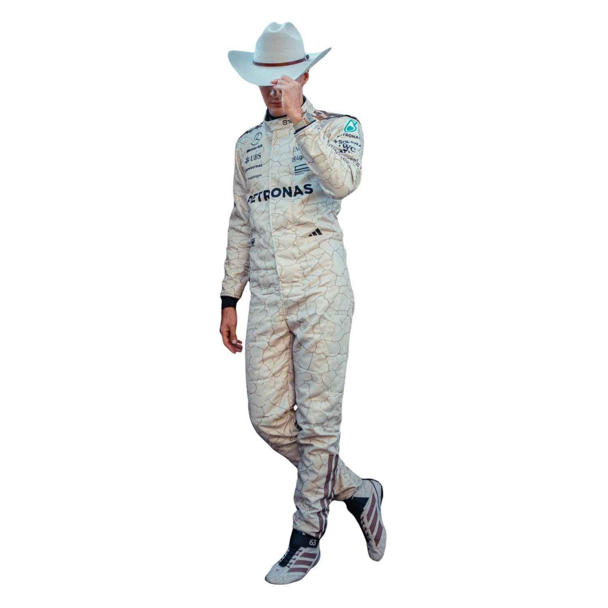 George Russell 2025 F1 Race Replica Costume USA Austin GP Mercedes
