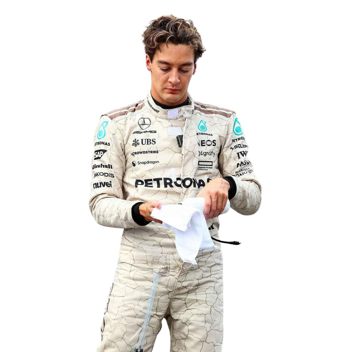 George Russell 2025 F1 Race Replica Costume USA Austin GP Mercedes