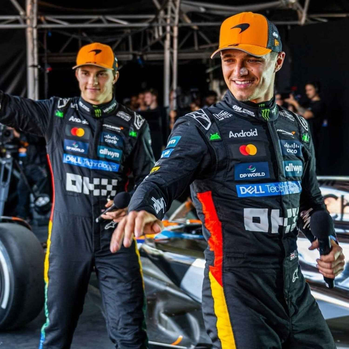 Lando Norris 2025 F1 Race Costume Silverstone British GP McLaren