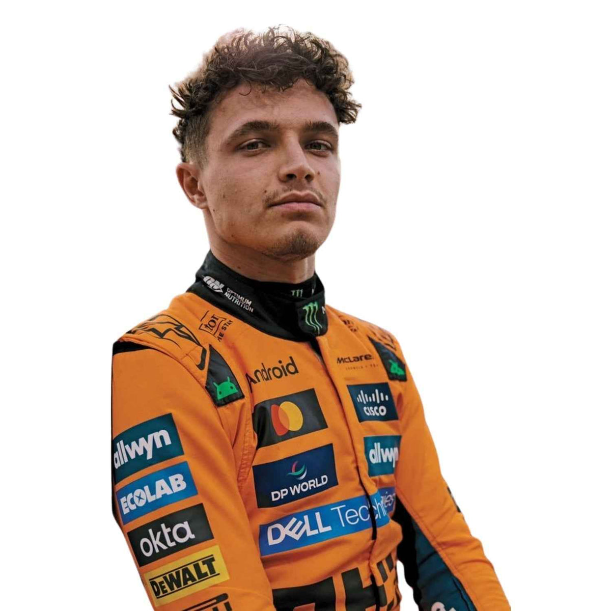 Lando Norris 2025 F1 Race Replica Costume McLaren