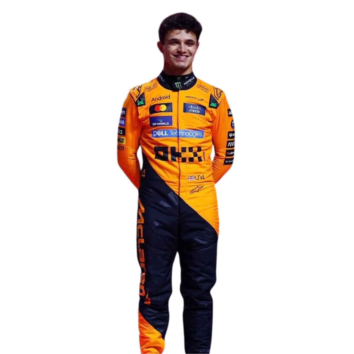 Lando Norris 2025 F1 Race Replica Costume McLaren