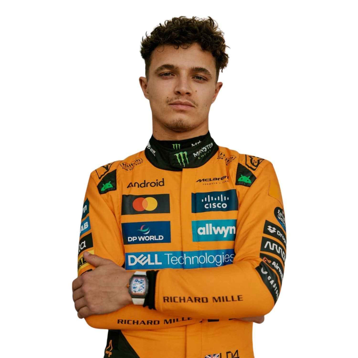 Lando Norris 2025 F1 Race Replica Costume McLaren