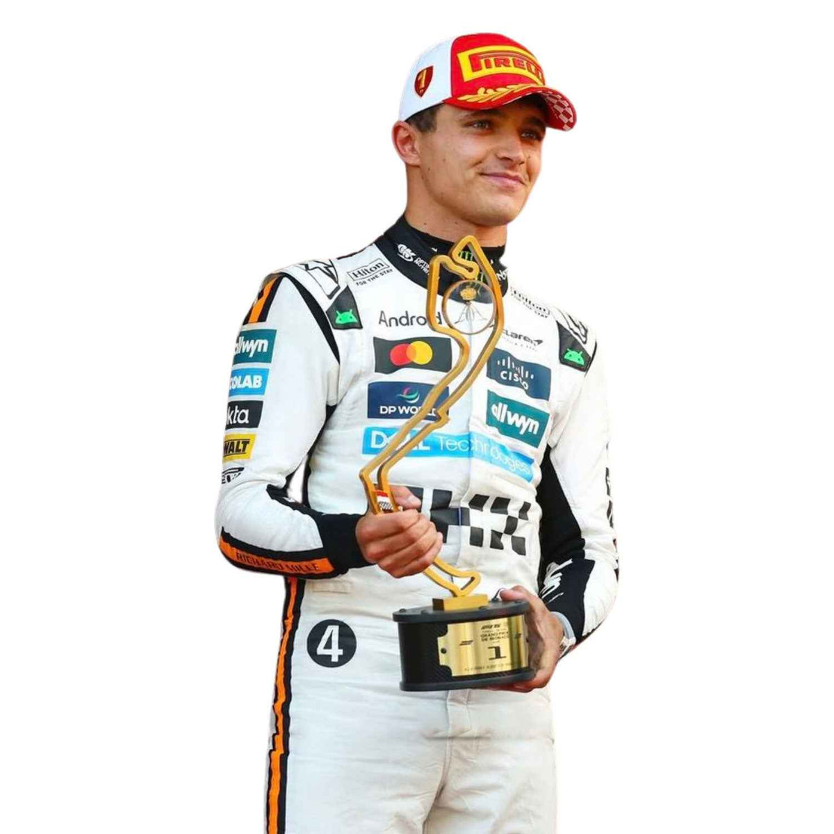 Lando Norris 2025 F1 Race Suit Monaco GP McLaren