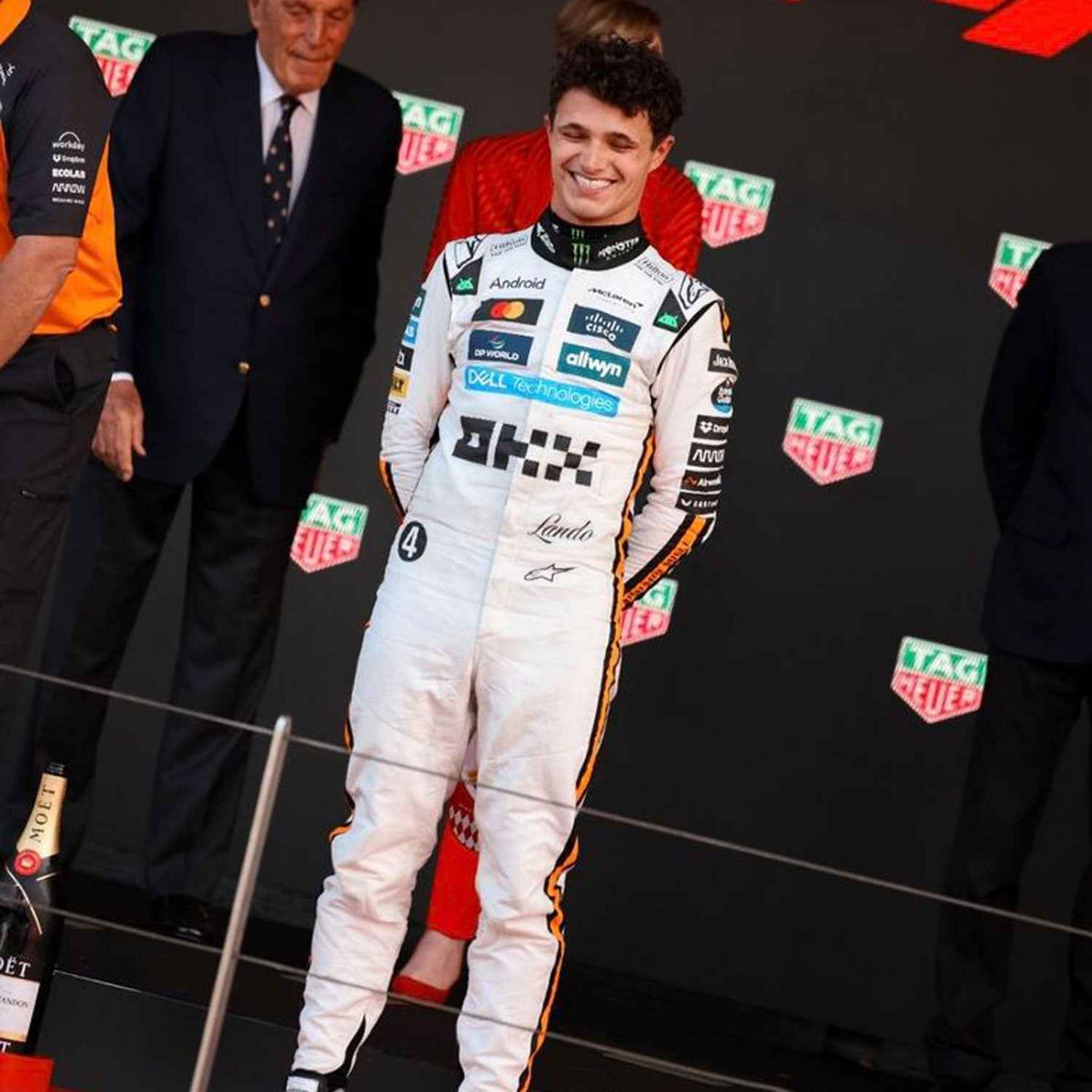 Lando Norris 2025 F1 Race Suit Monaco GP McLaren