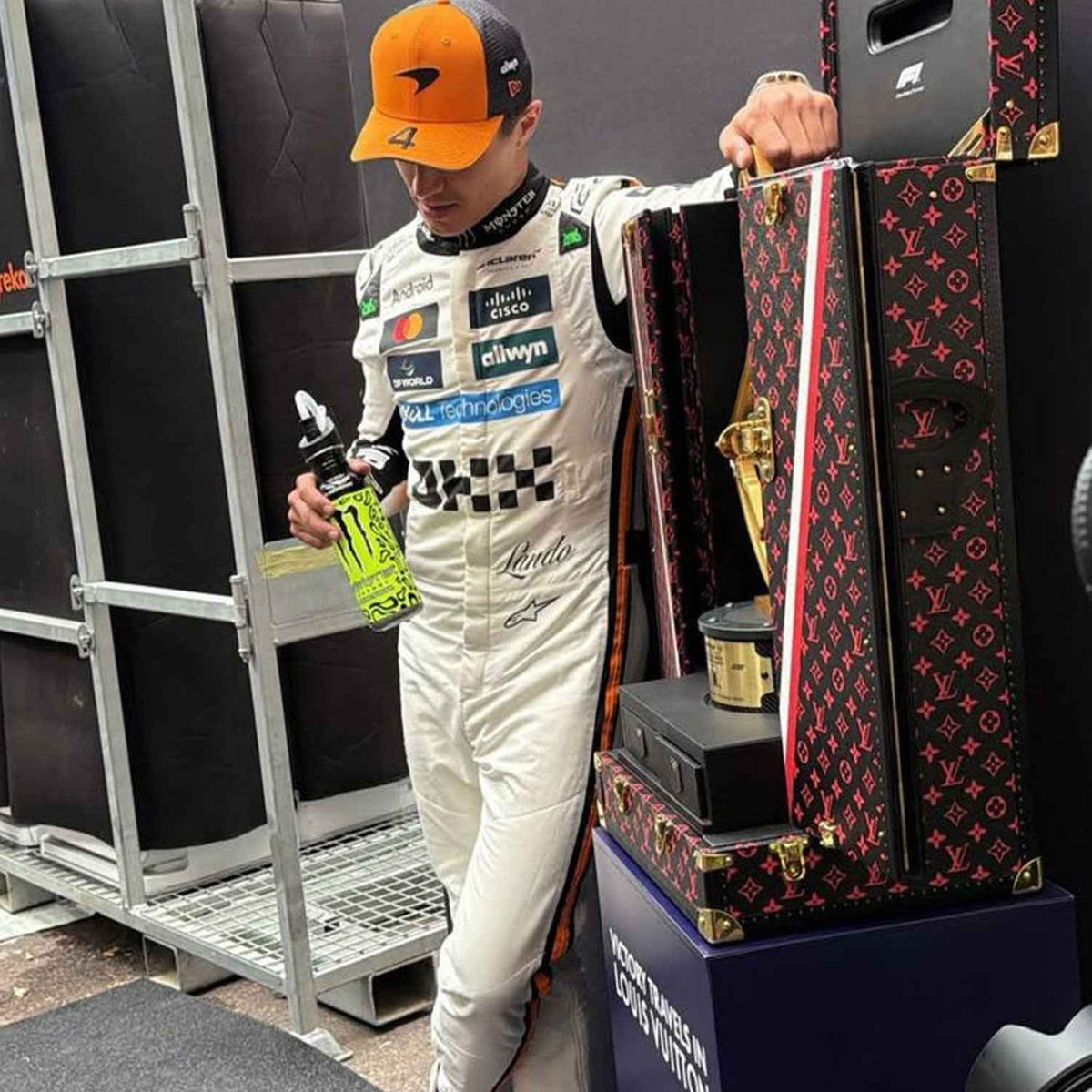 Lando Norris 2025 F1 Race Suit Monaco GP McLaren