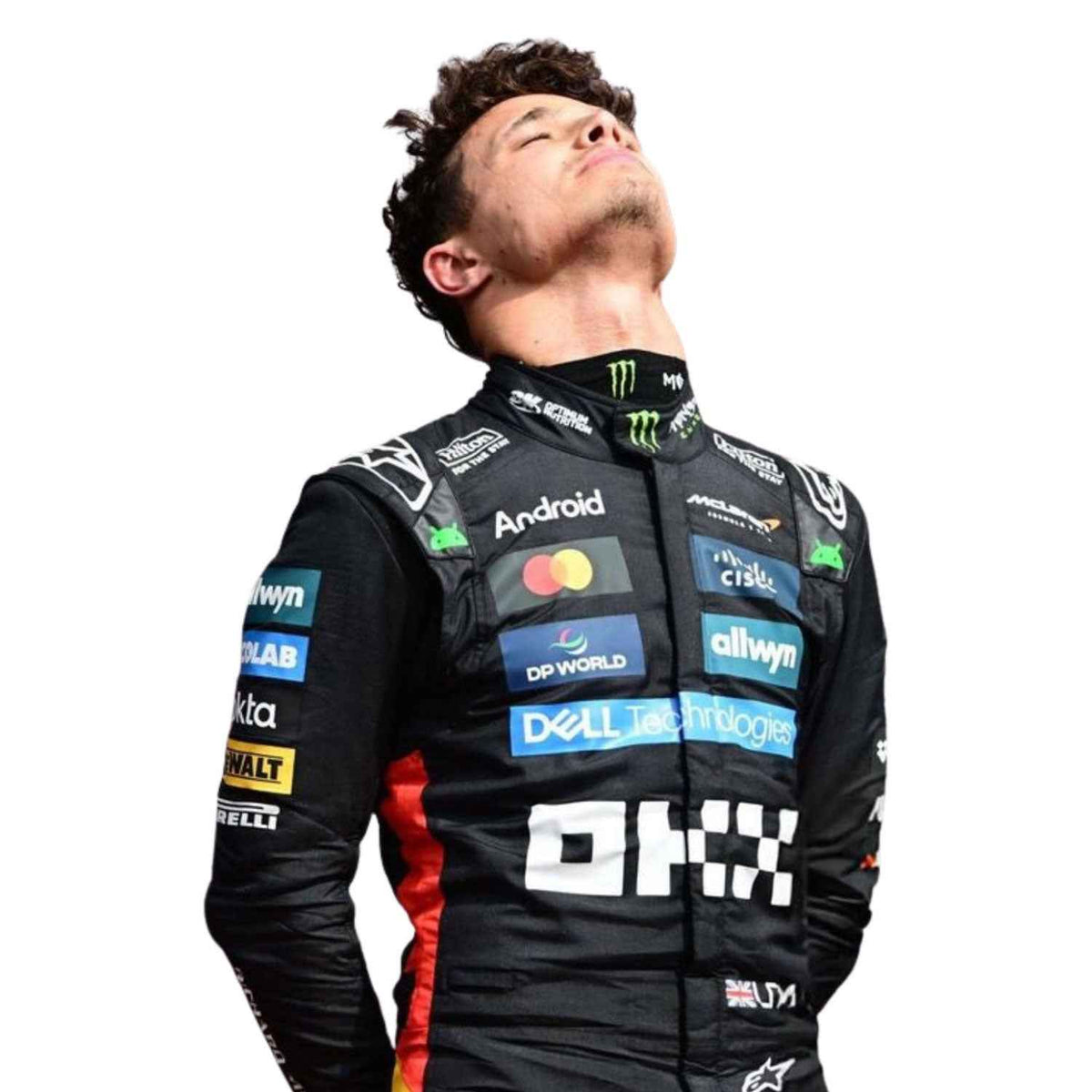 Lando Norris 2025 F1 Race Costume Silverstone British GP McLaren