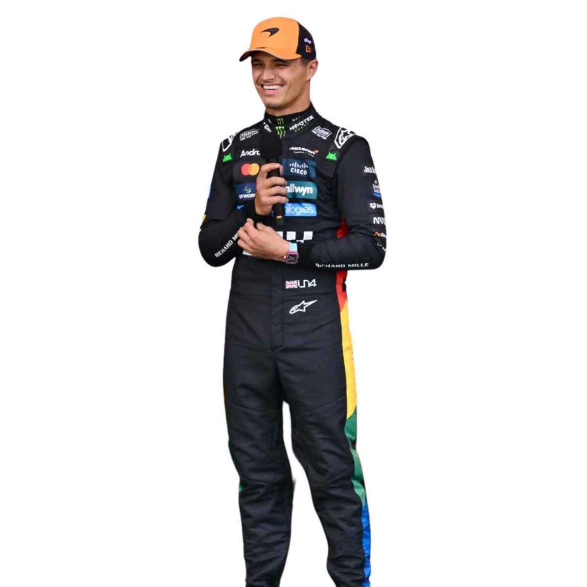 Lando Norris 2025 F1 Race Costume Silverstone British GP McLaren