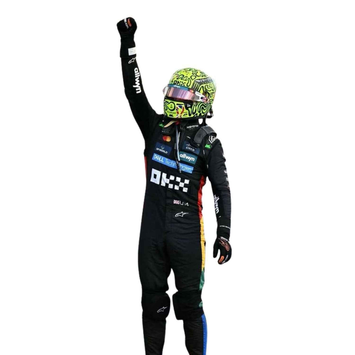 Lando Norris 2025 F1 Race Costume Silverstone British GP McLaren