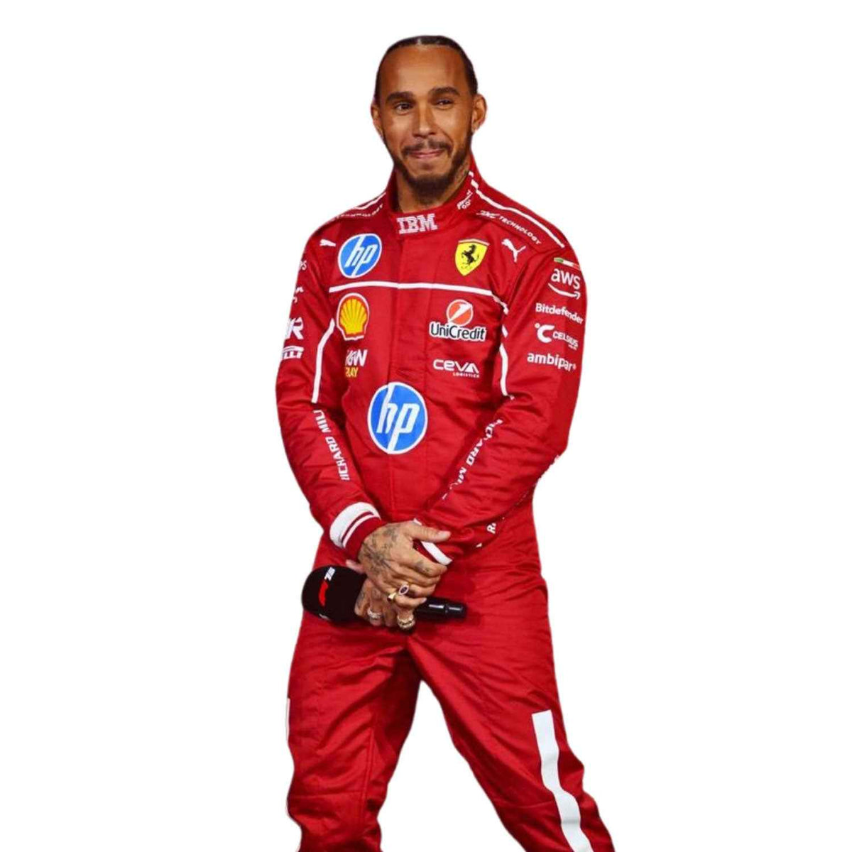 Lewis Hamilton 2025 F1 Race Suit Ferrari
