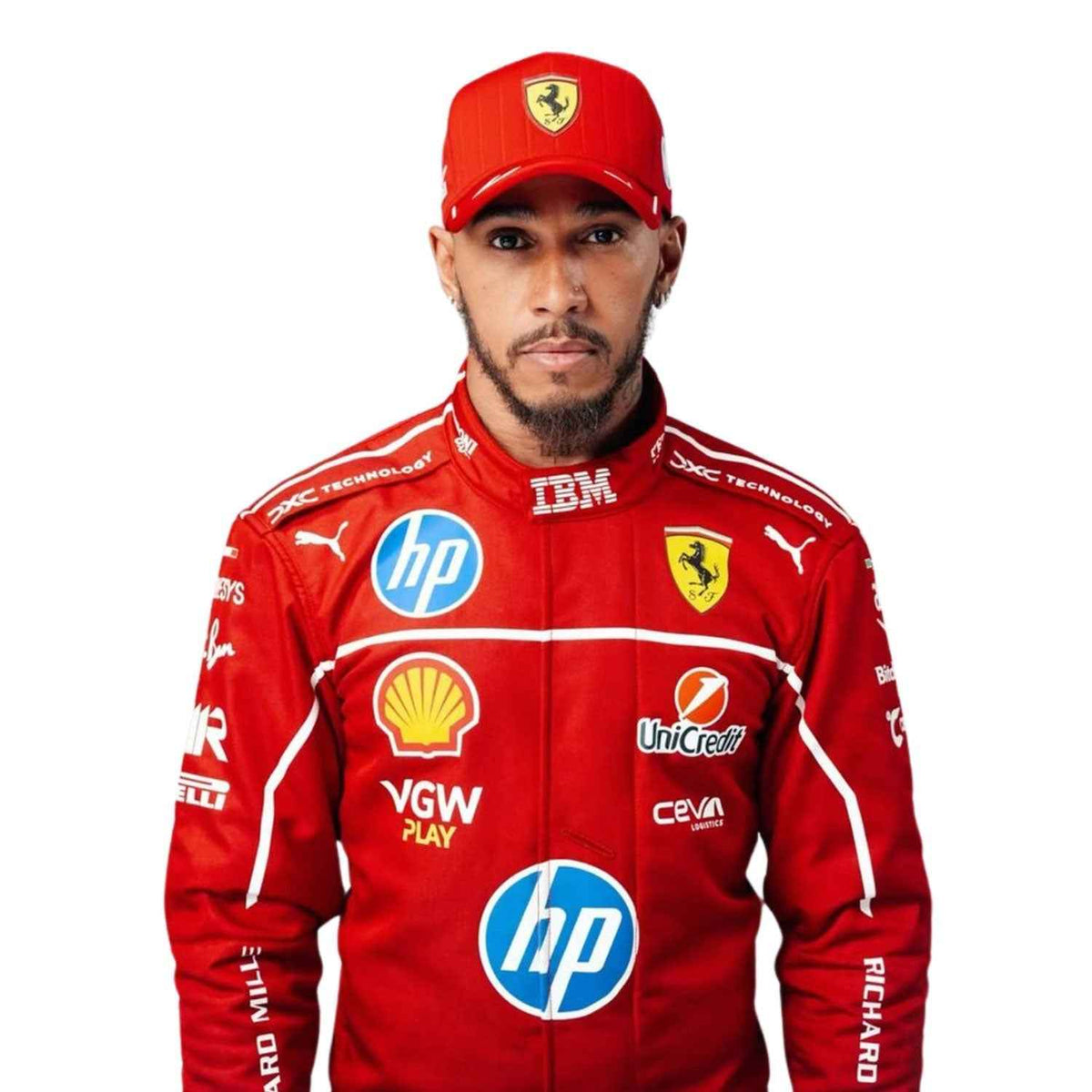 Lewis Hamilton 2025 F1 Race Suit Ferrari