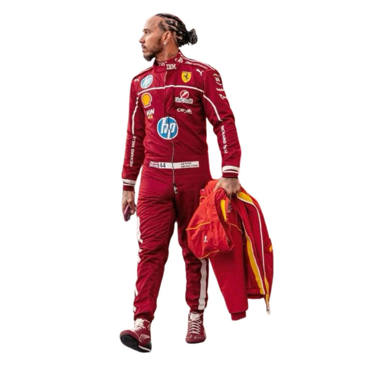 Lewis Hamilton 2025 F1 Race Suit Ferrari