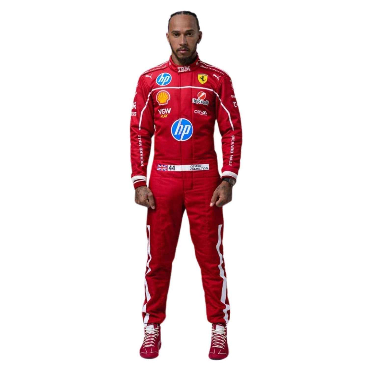 Lewis Hamilton 2025 F1 Race Suit Ferrari