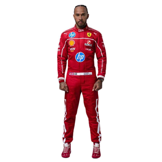 Lewis Hamilton 2025 F1 Race Suit Ferrari