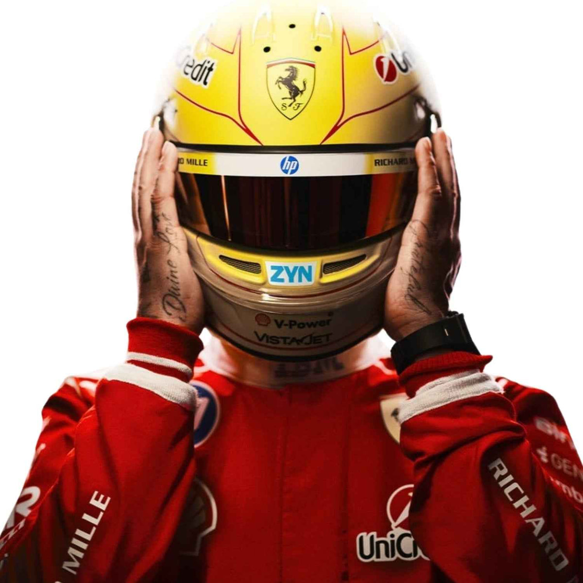 Lewis Hamilton 2026 F1 Race Costume Replica Ferrari